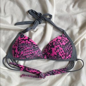 B. Swim Cosmic Cross Push Up Halter Bikini Top U49